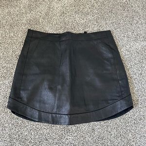 Women’s bcbg leather skirt